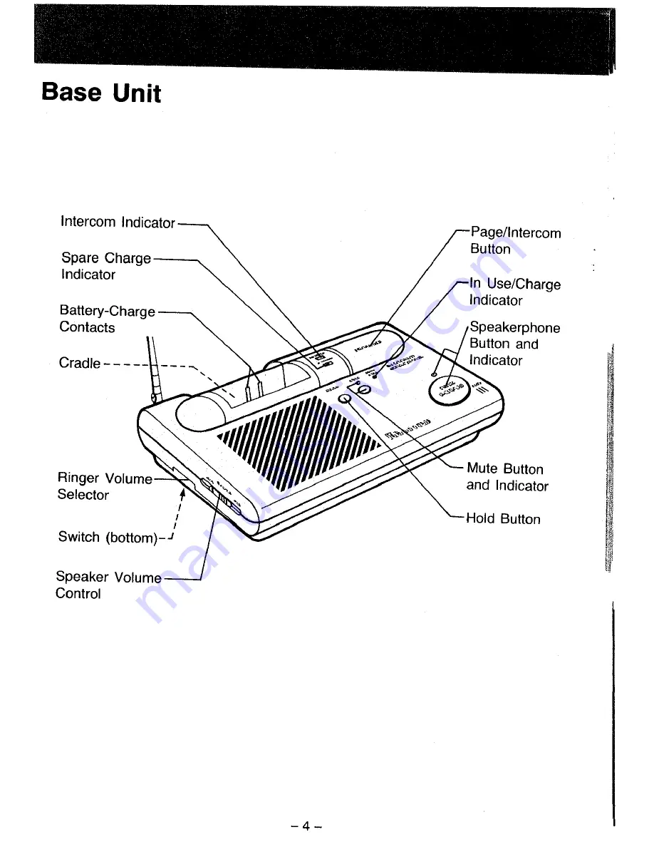 Panasonic EASA-PHONE KX-T3000BA Operating Instructions Manual Download Page 5