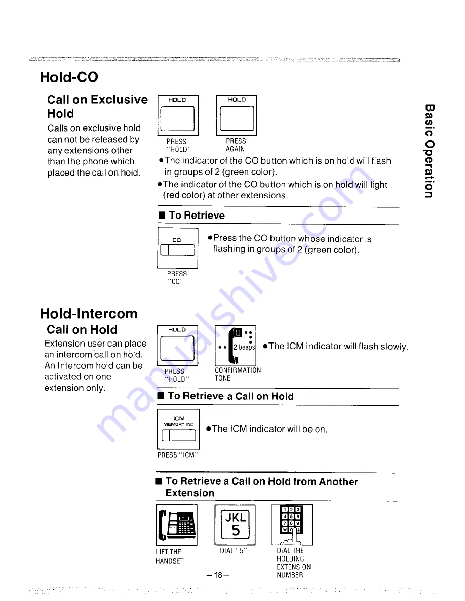 Panasonic EASA-PHONE KX-T30850 Скачать руководство пользователя страница 19