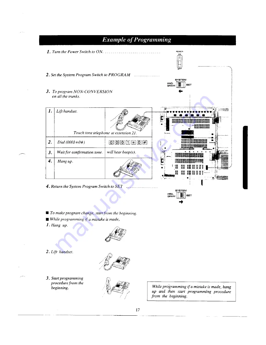 Panasonic EASA-PHONE KX-T616 Installation Manual Download Page 19