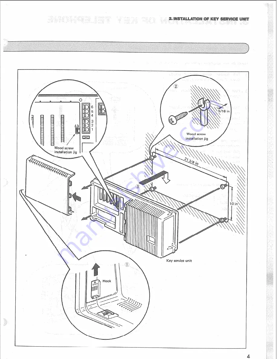 Panasonic Easa-Phone VA-12020 Installation Manual Download Page 7