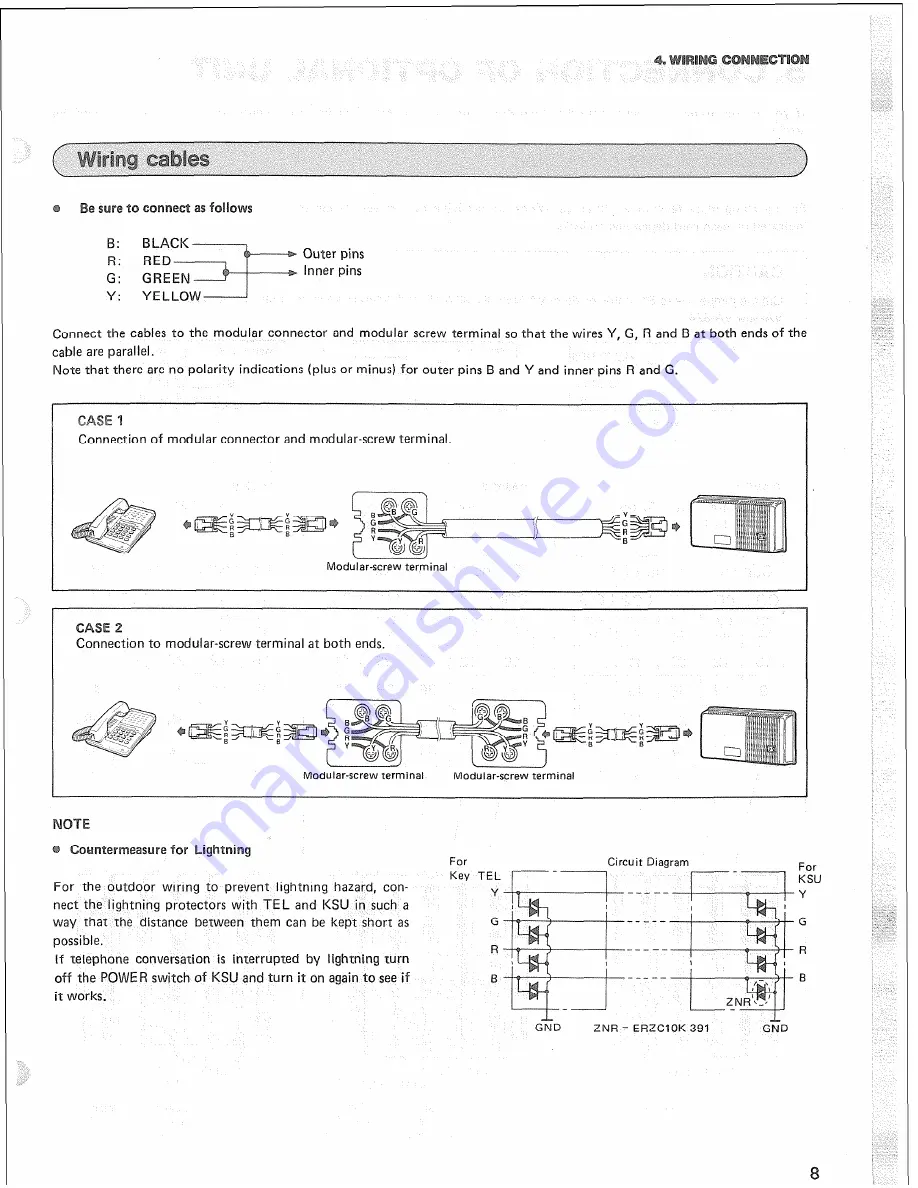 Panasonic Easa-Phone VA-12020 Скачать руководство пользователя страница 11