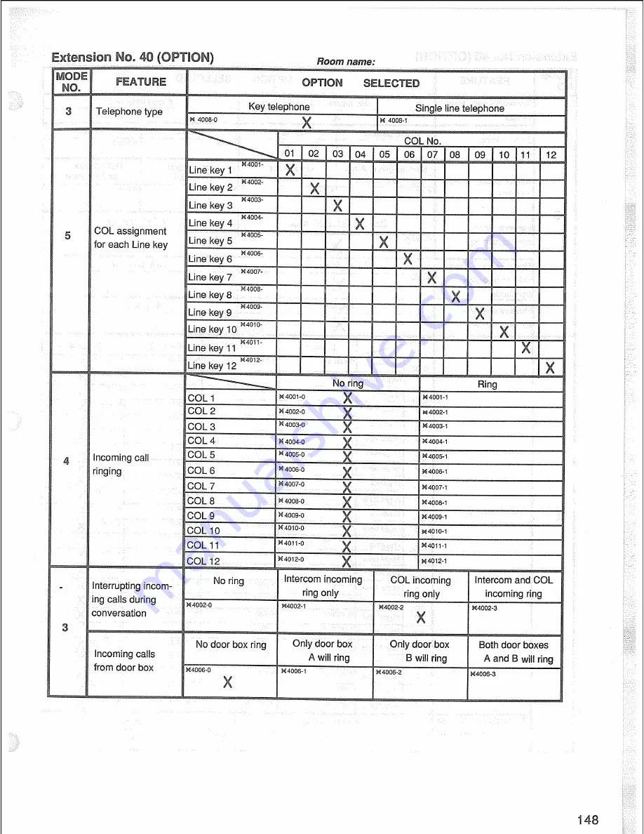 Panasonic Easa-Phone VA-12020 Installation Manual Download Page 147