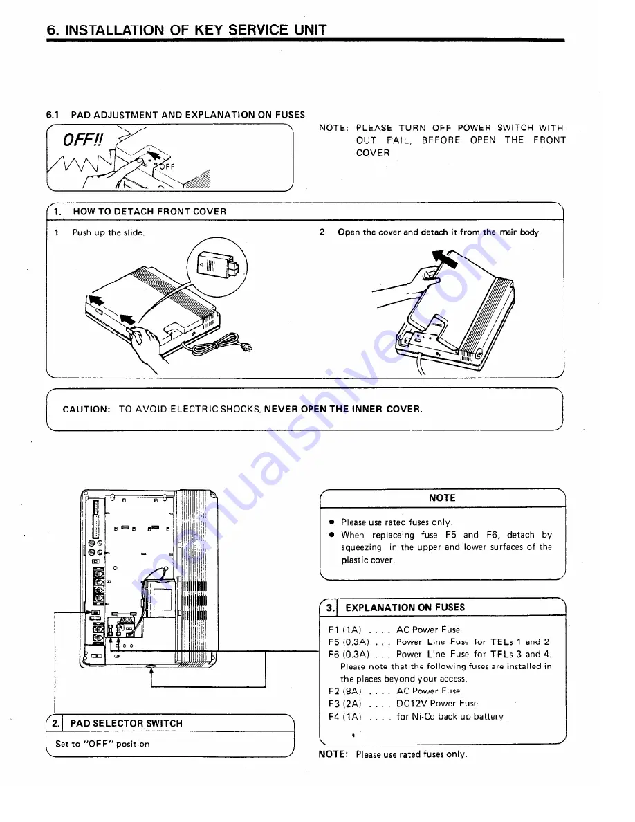 Panasonic Easa-Phone VA-208 Installation Manual Download Page 11