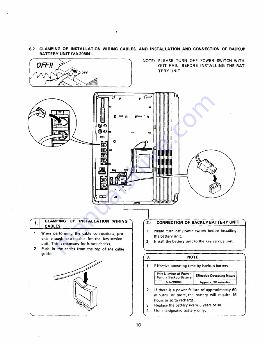 Panasonic Easa-Phone VA-208 Installation Manual Download Page 12