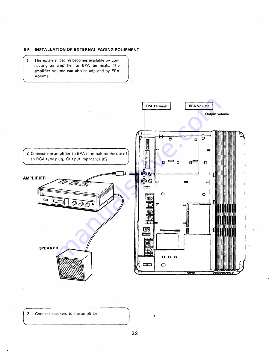 Panasonic Easa-Phone VA-208 Installation Manual Download Page 25