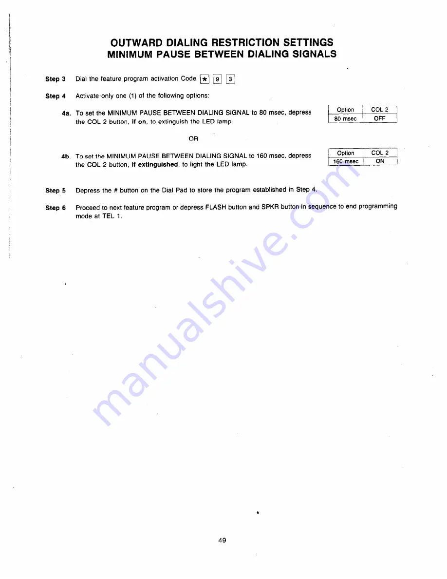 Panasonic Easa-Phone VA-208 Installation Manual Download Page 51