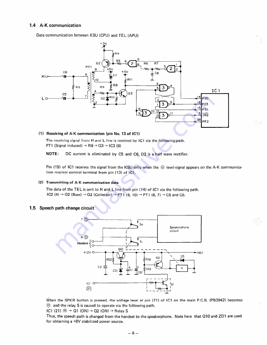 Panasonic Easa-Phone VA-208 Скачать руководство пользователя страница 132