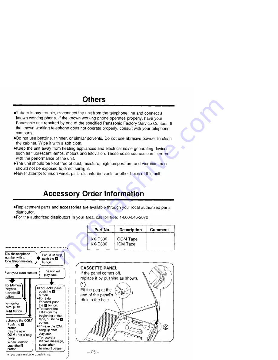 Panasonic Easy-Phone Auto-Logic KX-T1450 Скачать руководство пользователя страница 26