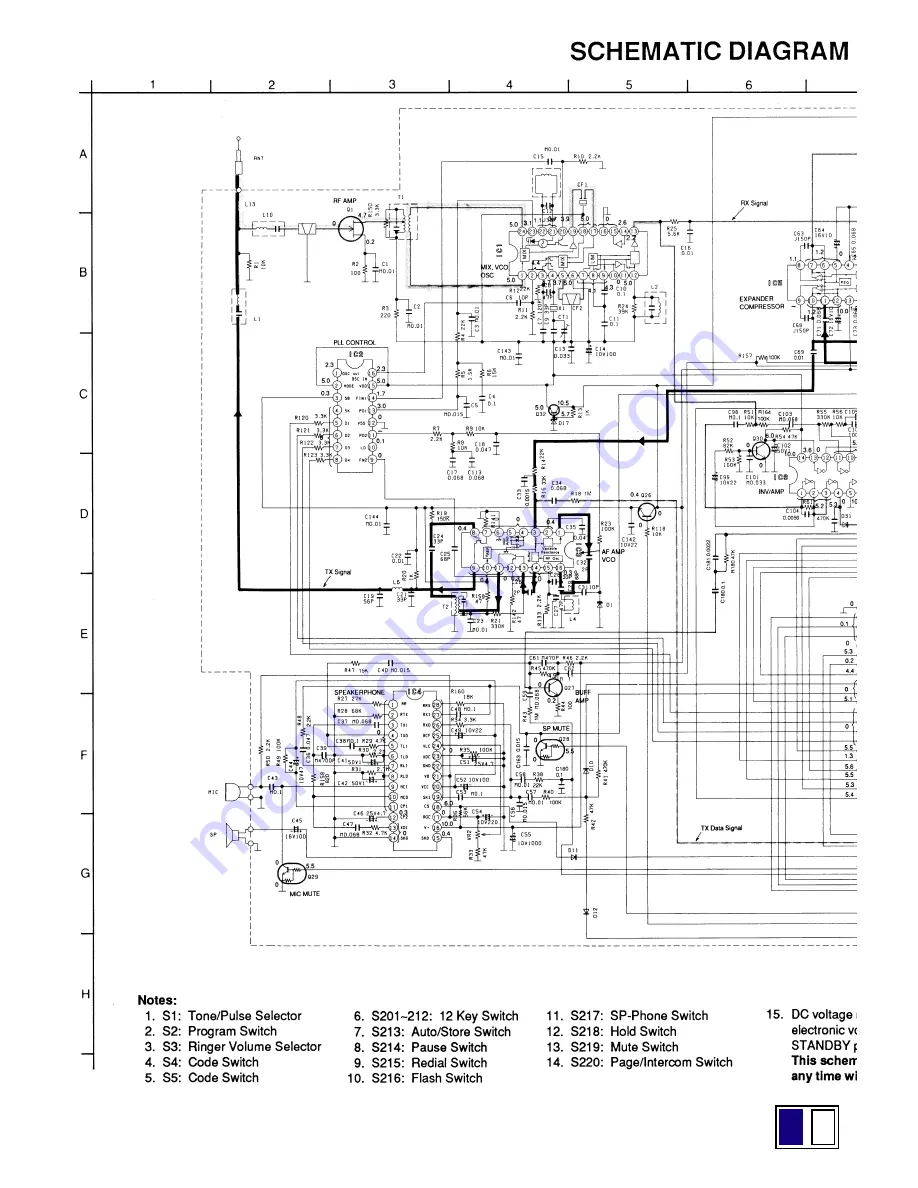 Panasonic Easy-Phone KX-T4000 Service Manual And Technical Manual Download Page 7