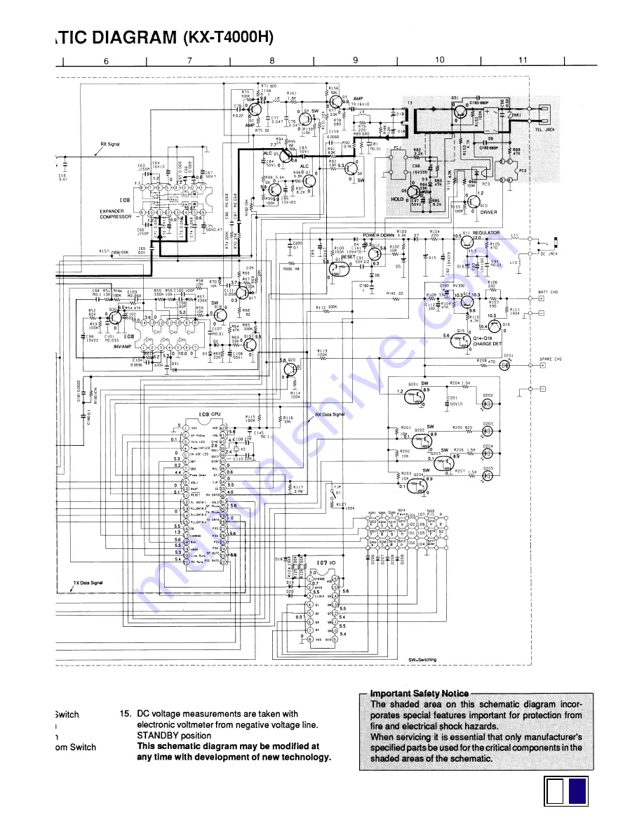 Panasonic Easy-Phone KX-T4000 Service Manual And Technical Manual Download Page 8