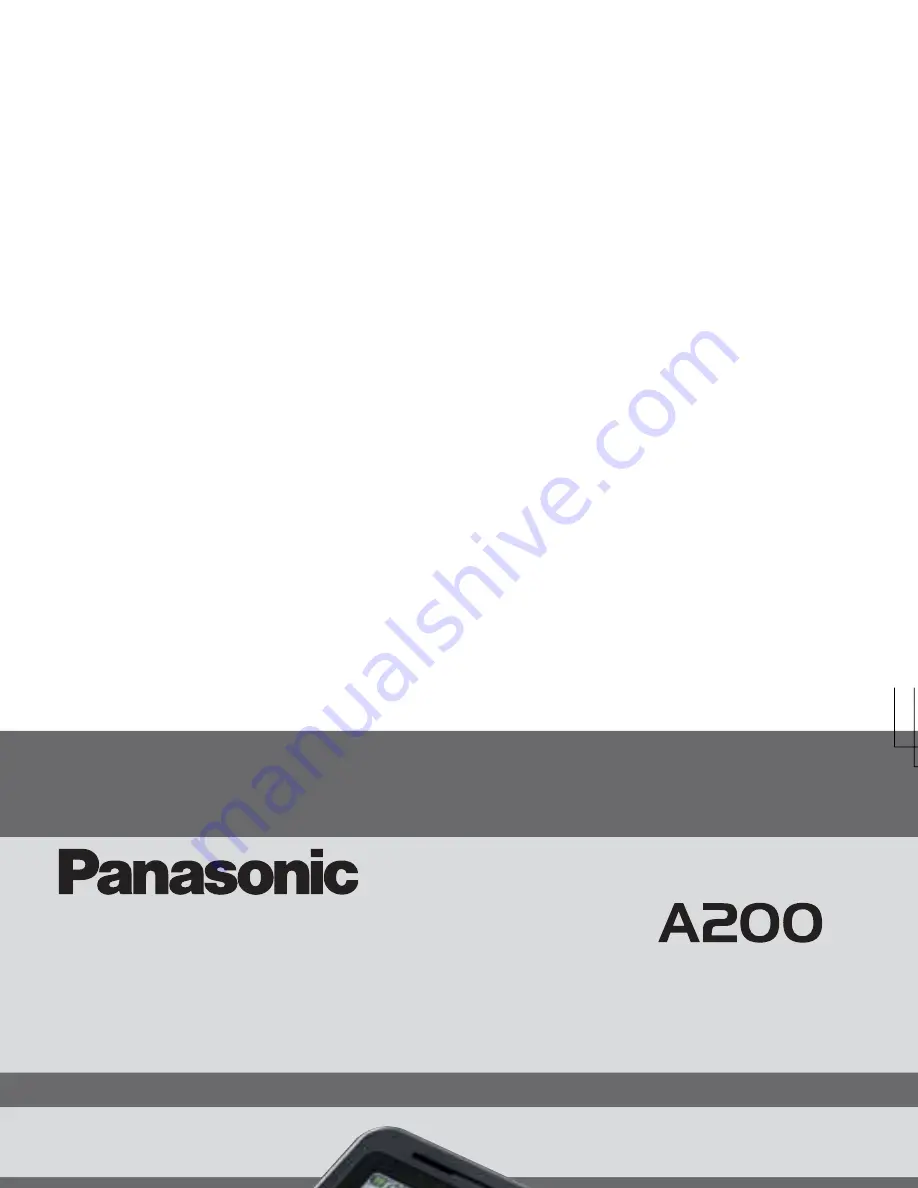 Panasonic EB-A200 Operating Instructions Manual Download Page 1