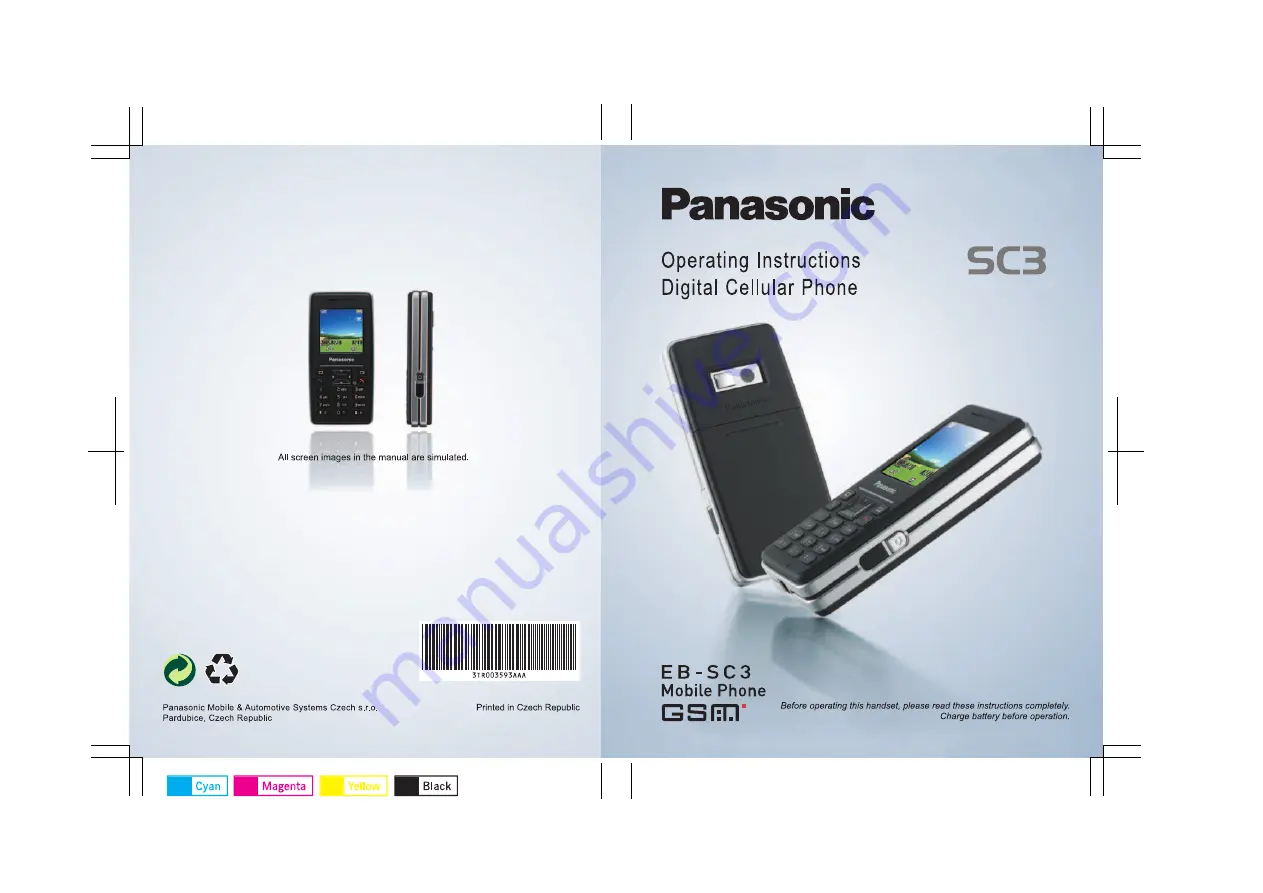 Panasonic EB-SC3 Скачать руководство пользователя страница 1