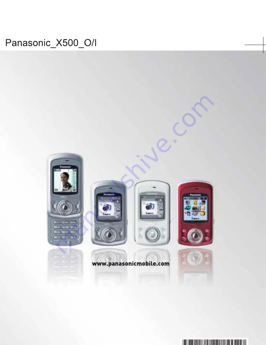 Panasonic EB-X500 Operating Instructions Manual Download Page 110