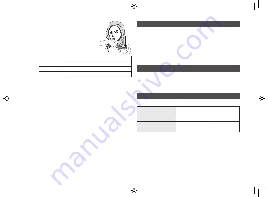 Panasonic EH-HW11 Operating Instructions Manual Download Page 56