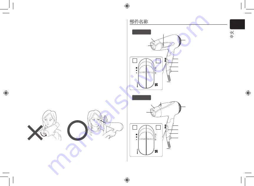 Panasonic EH-NE32 Скачать руководство пользователя страница 3