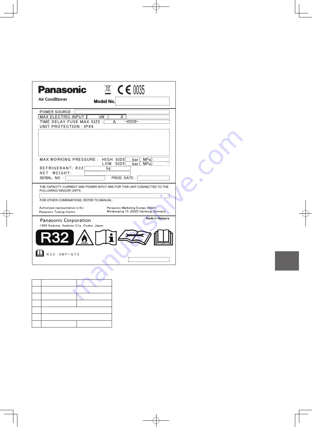 Panasonic Elite Big PAC-i U-200PZH2E8 Скачать руководство пользователя страница 49