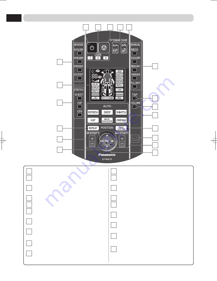 Panasonic EP-MA70 Скачать руководство пользователя страница 10