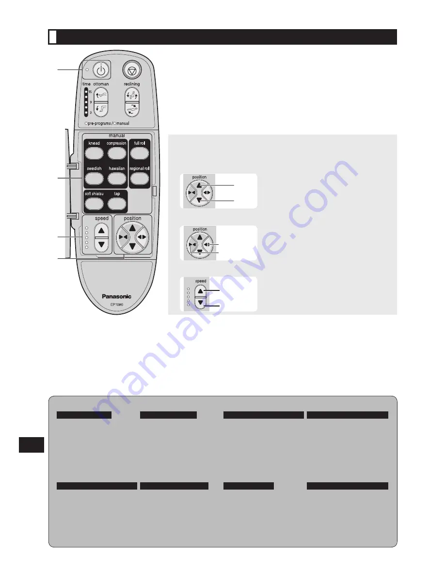 Panasonic EP1080 Operating Instructions Manual Download Page 30