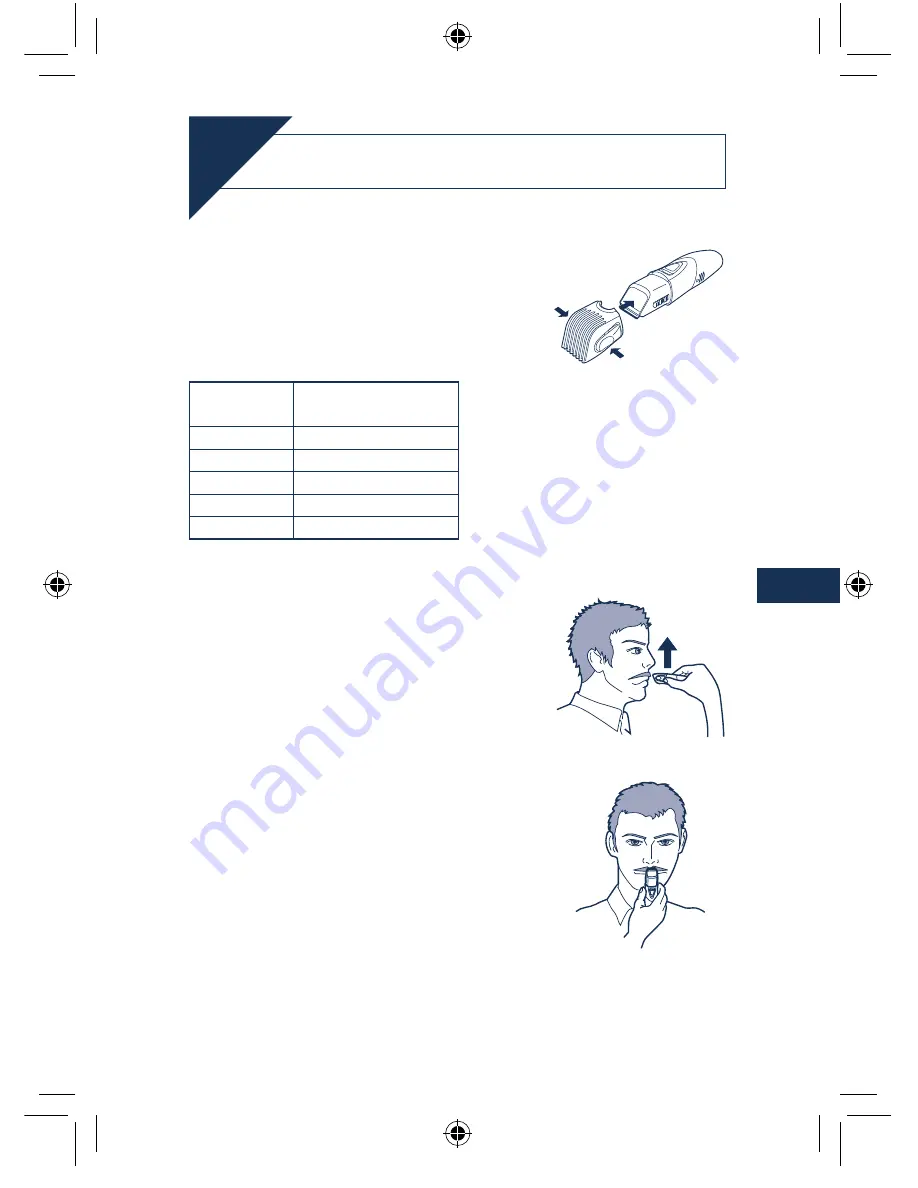 Panasonic ER-2403 Operating Instructions Manual Download Page 69