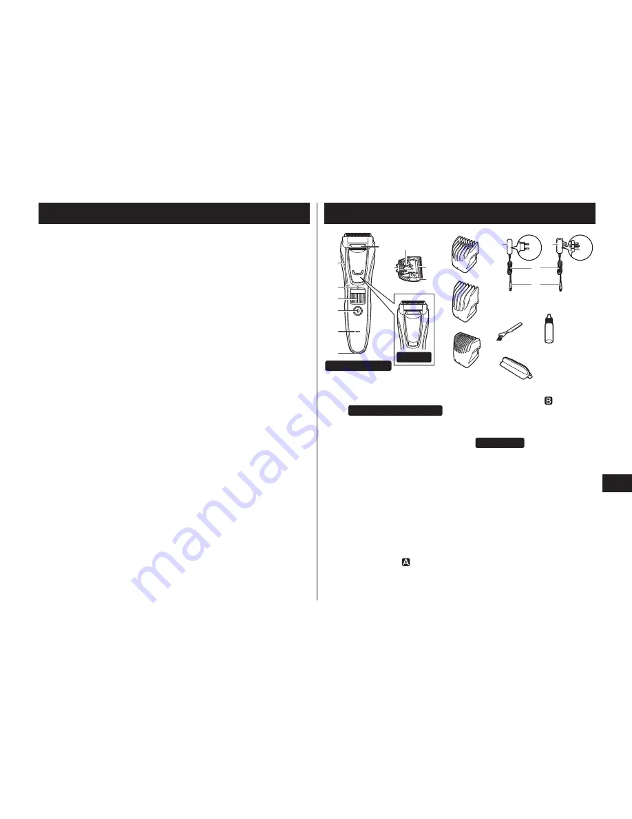 Panasonic ER-GB60 Operating Instructions Manual Download Page 231