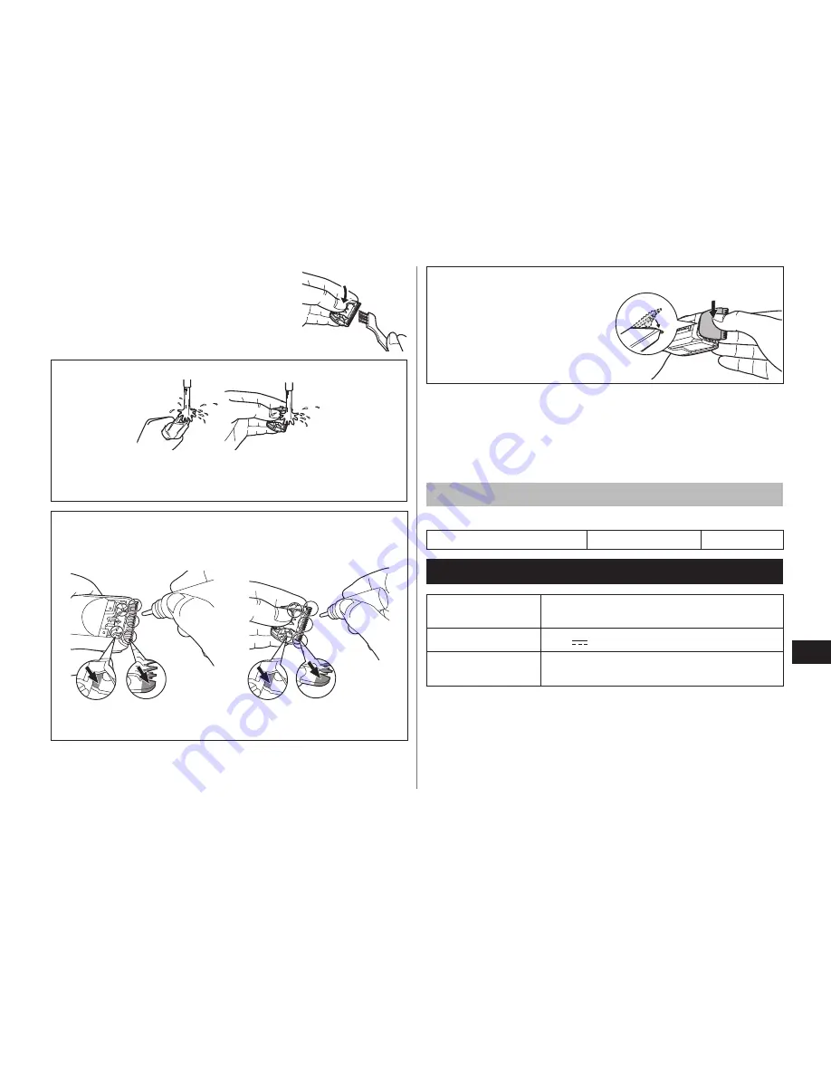 Panasonic ER?GC20 Operating Instructions Manual Download Page 38