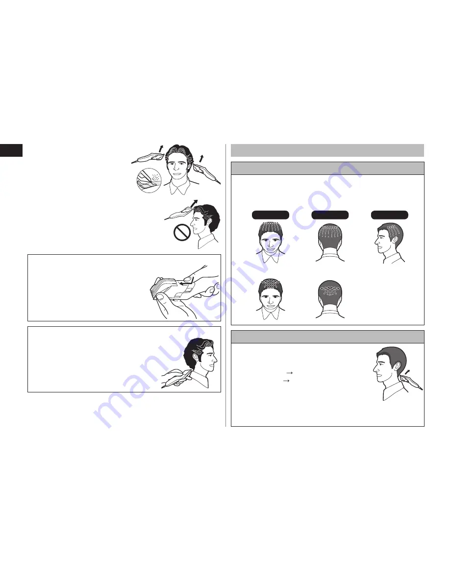 Panasonic ER?GC20 Operating Instructions Manual Download Page 51