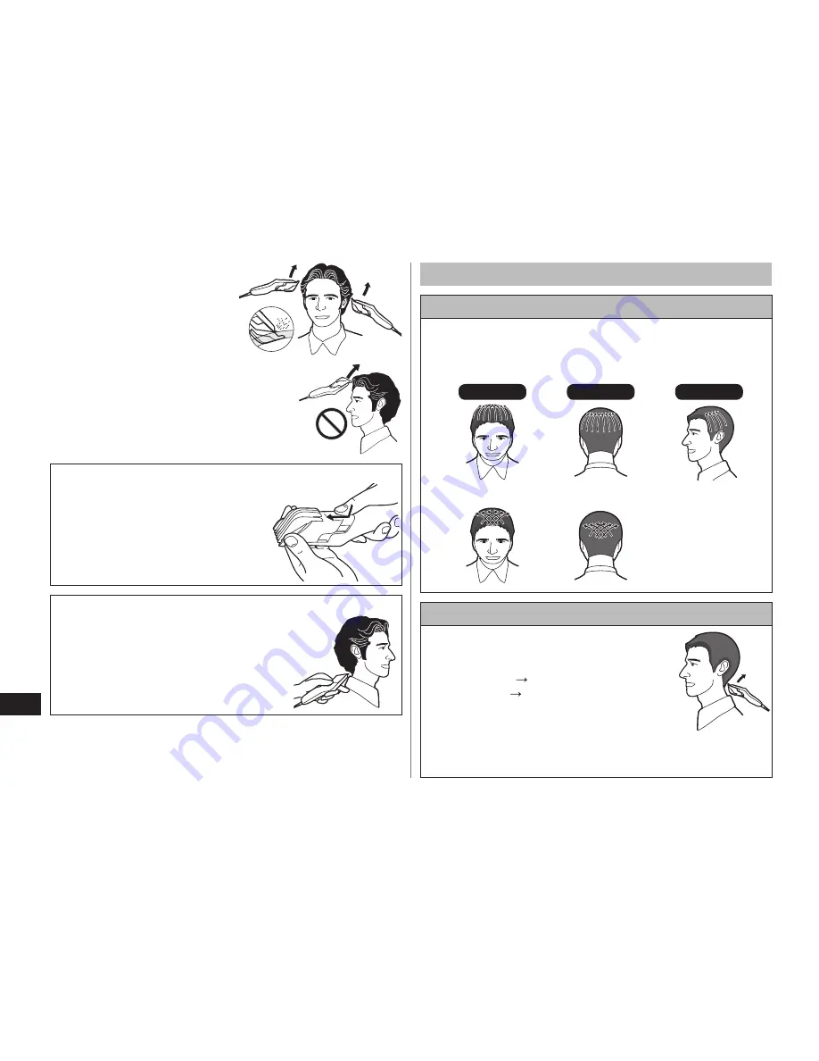 Panasonic ER?GC20 Operating Instructions Manual Download Page 87