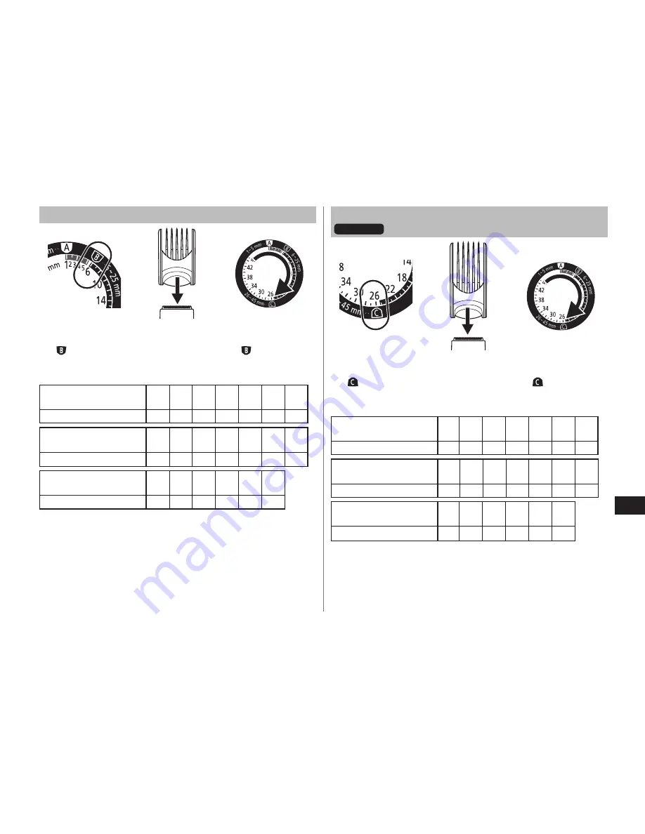 Panasonic ER-GC50 Operating Instructions Manual Download Page 97