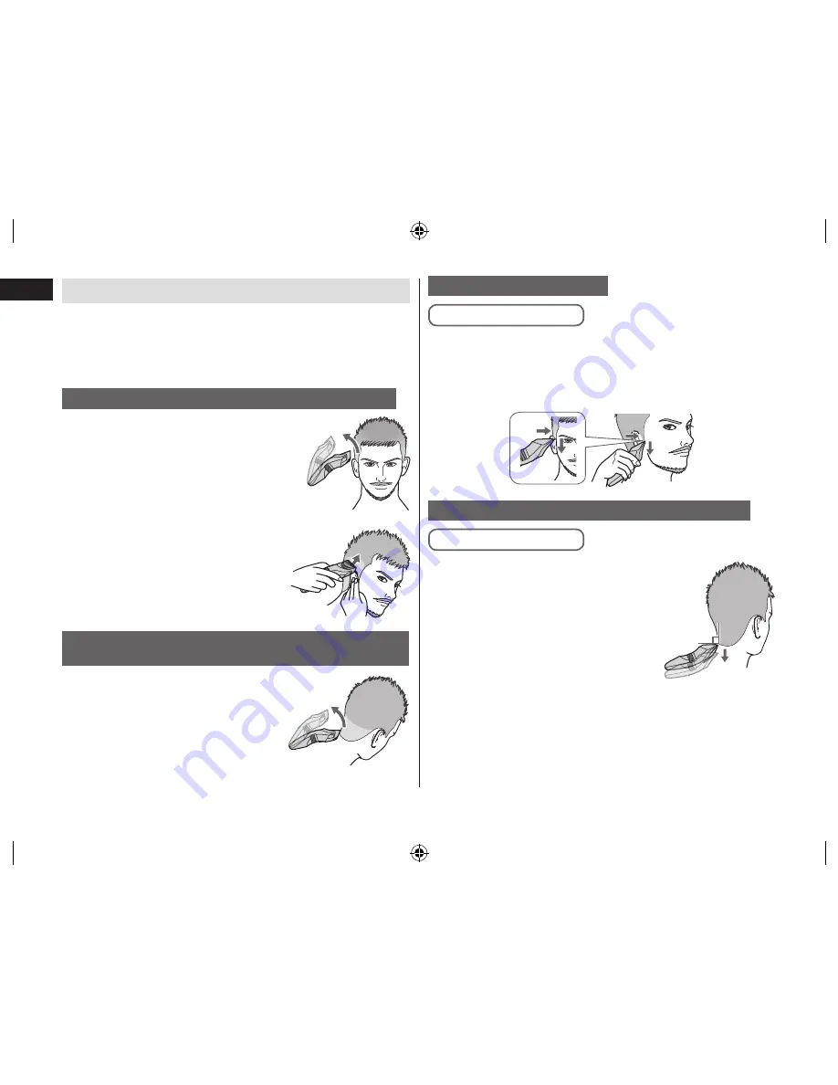 Panasonic ER-GC51 Operating Instructions Manual Download Page 12