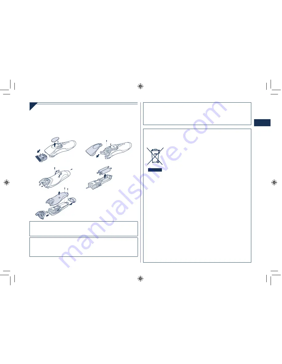 Panasonic ER1610 Operating Instructions Manual Download Page 61