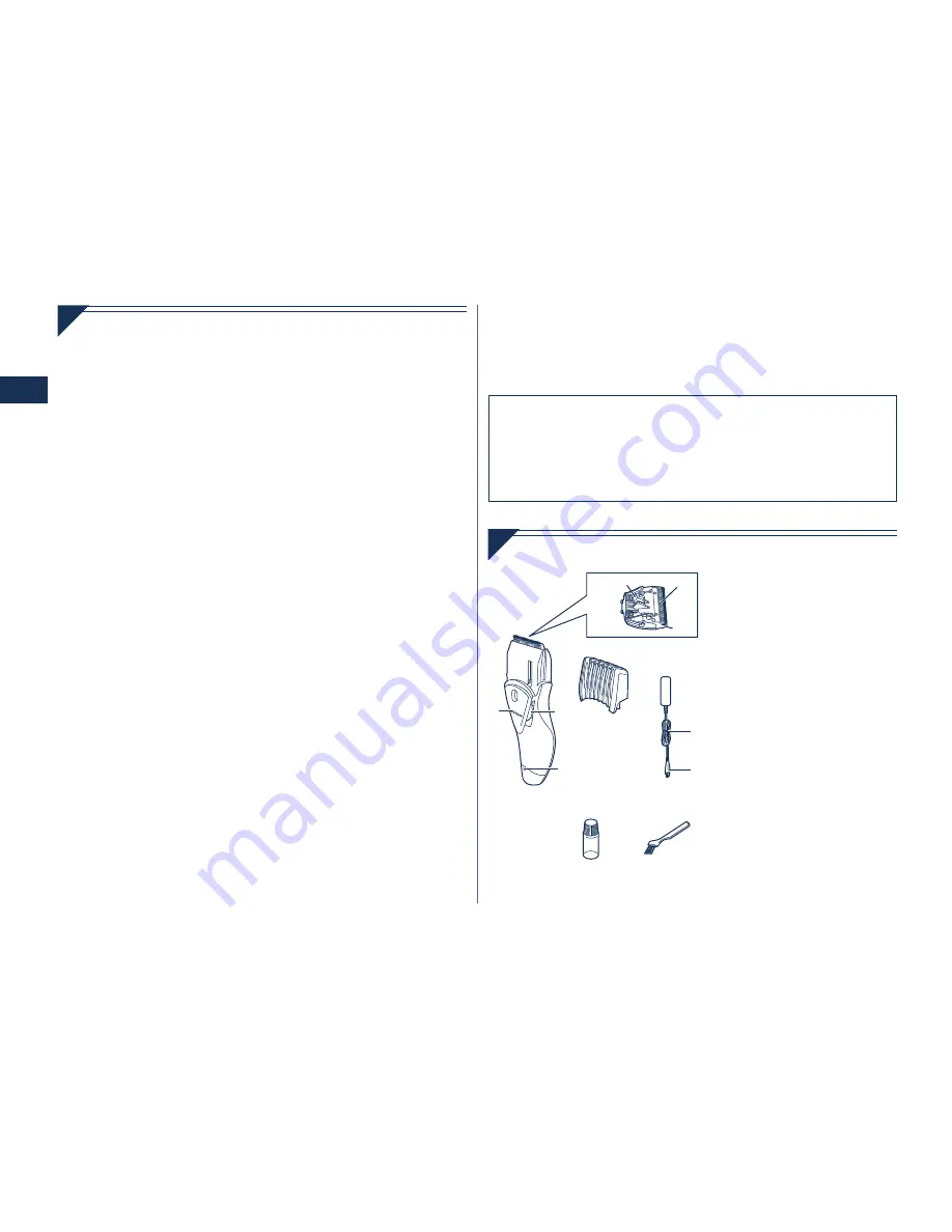 Panasonic ER2061 Operating Instructions Manual Download Page 42