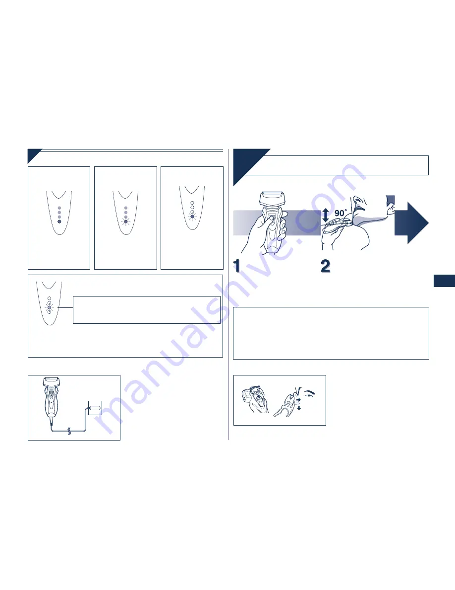 Panasonic ES-7058 Operating Instructions Manual Download Page 45