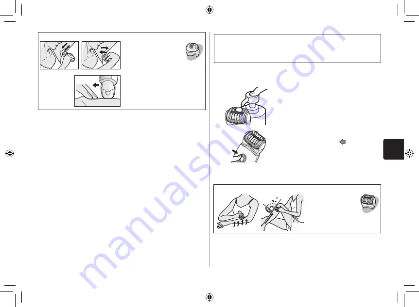 Panasonic ES-ED70 Operating Instructions Manual Download Page 25