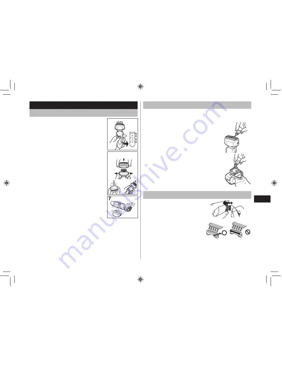 Panasonic ES-LF51 Operating Instructions Manual Download Page 41