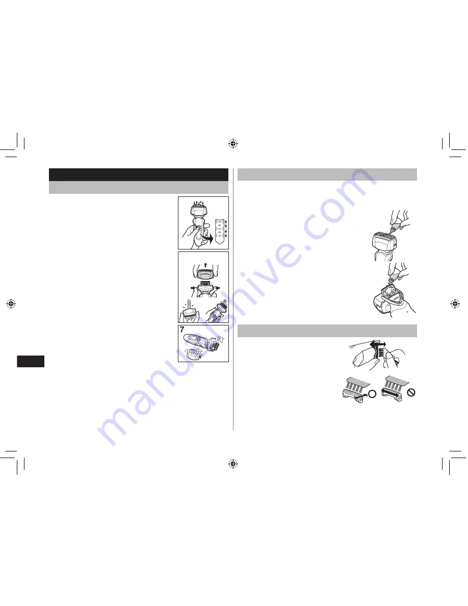 Panasonic ES-LF51 Operating Instructions Manual Download Page 112