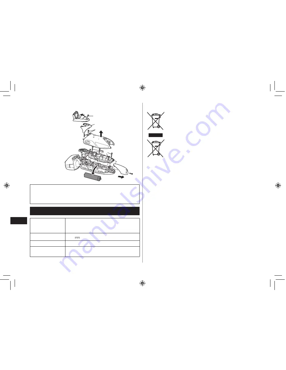 Panasonic ES-LF51 Operating Instructions Manual Download Page 114