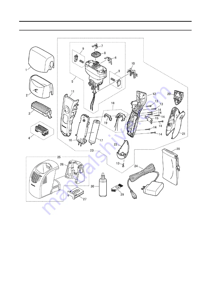 Panasonic ES-LT70 Service Manual Download Page 3