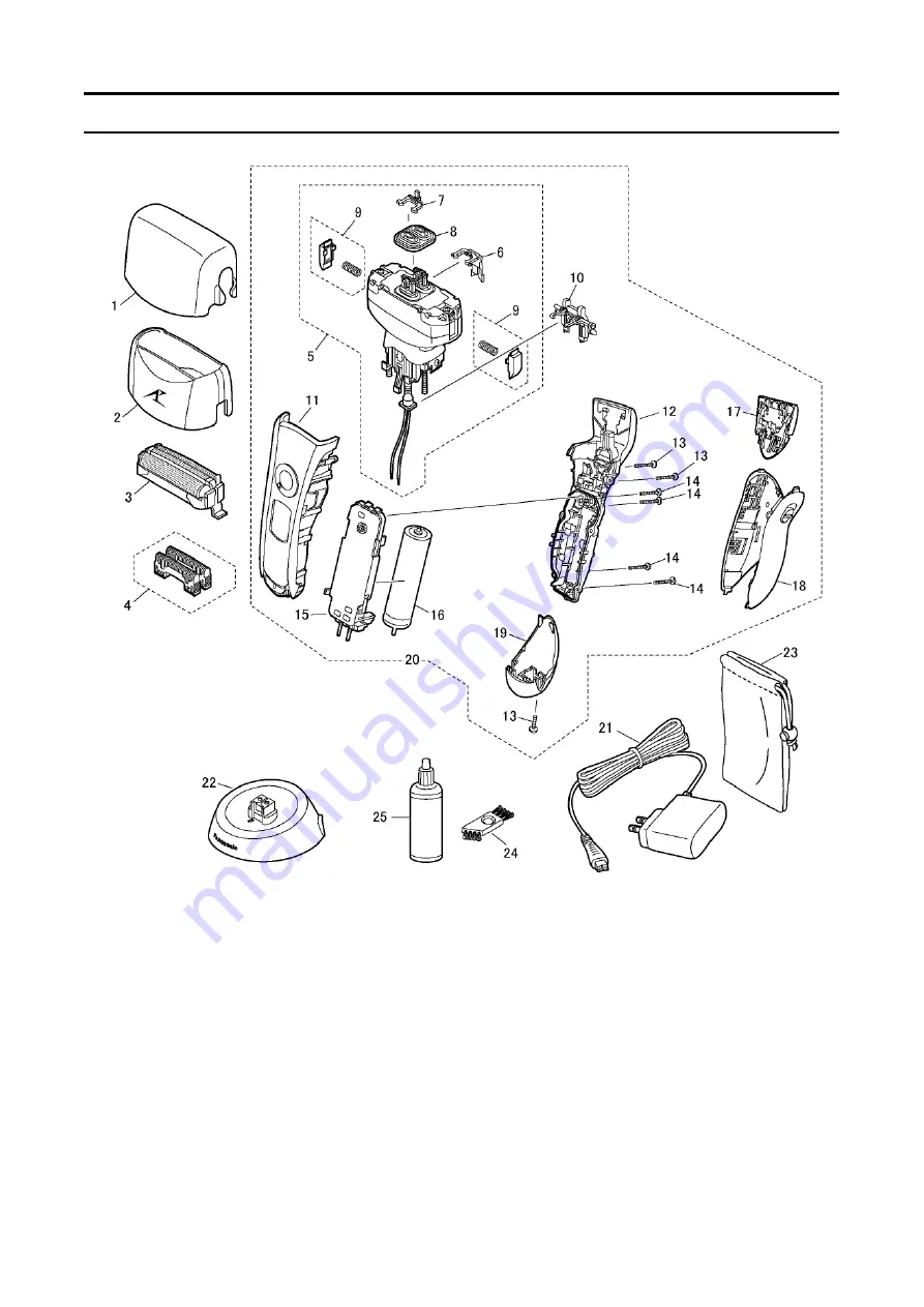 Panasonic ES-LT70 Service Manual Download Page 5