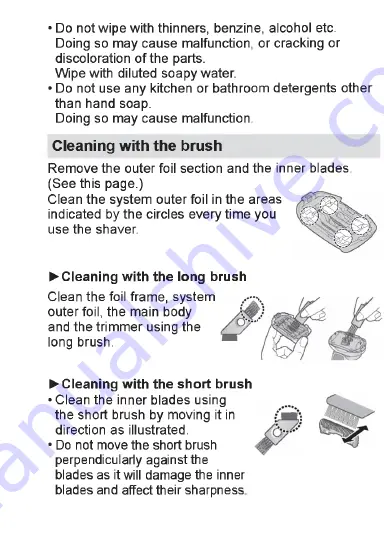 Panasonic ES?LV67 Operating Instructions Manual Download Page 23