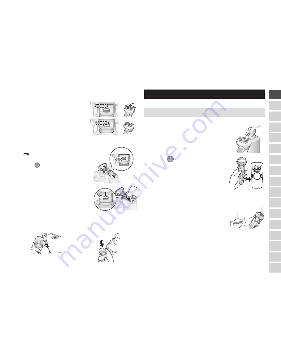 Panasonic ES-LV6N Operating Instructions Manual Download Page 15