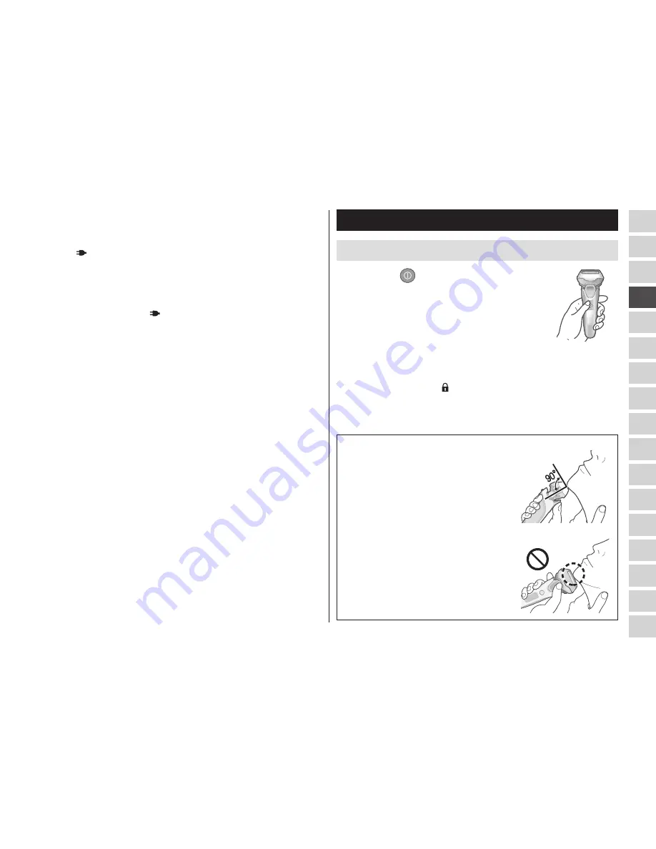 Panasonic ES-LV6N Operating Instructions Manual Download Page 67