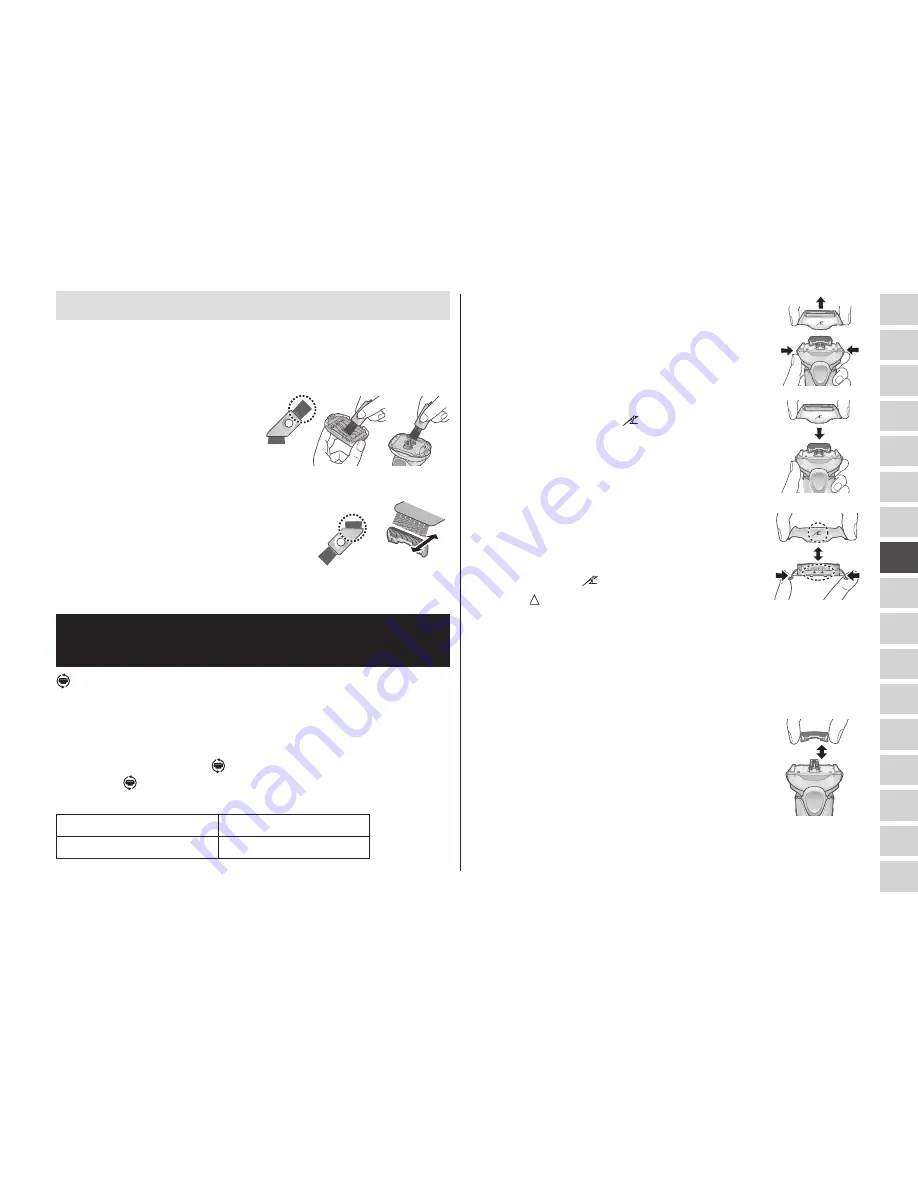 Panasonic ES-LV6N Operating Instructions Manual Download Page 143