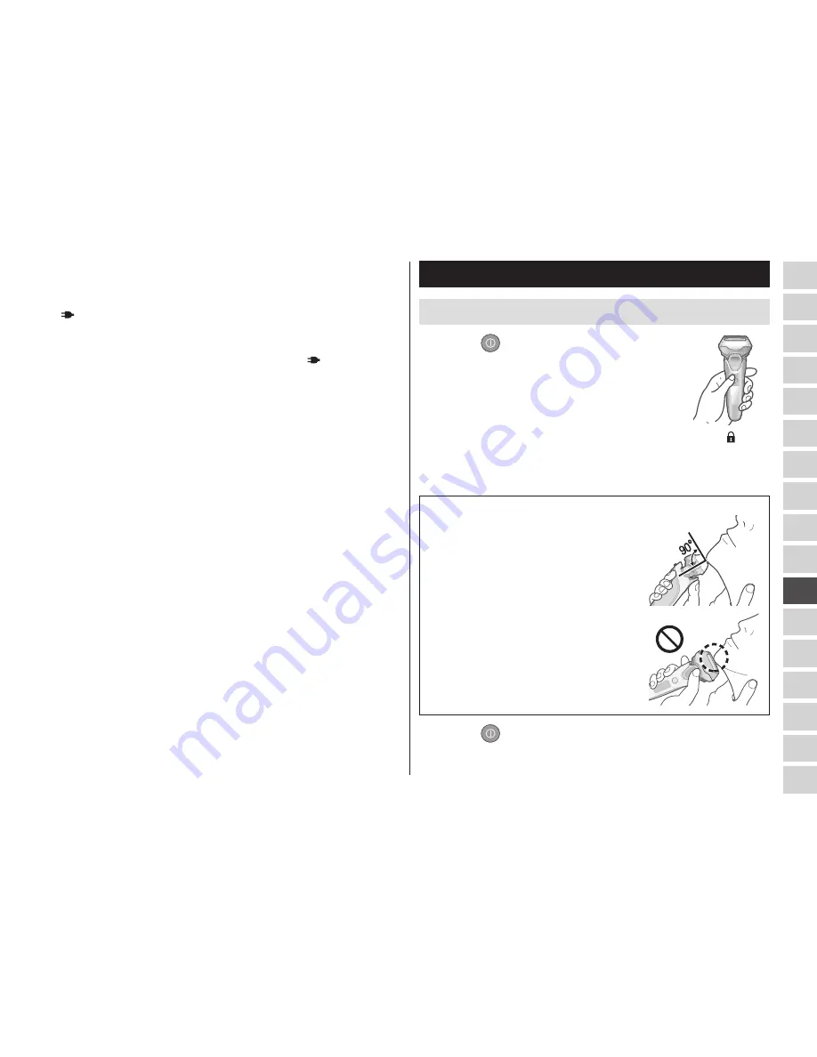 Panasonic ES-LV6N Operating Instructions Manual Download Page 189