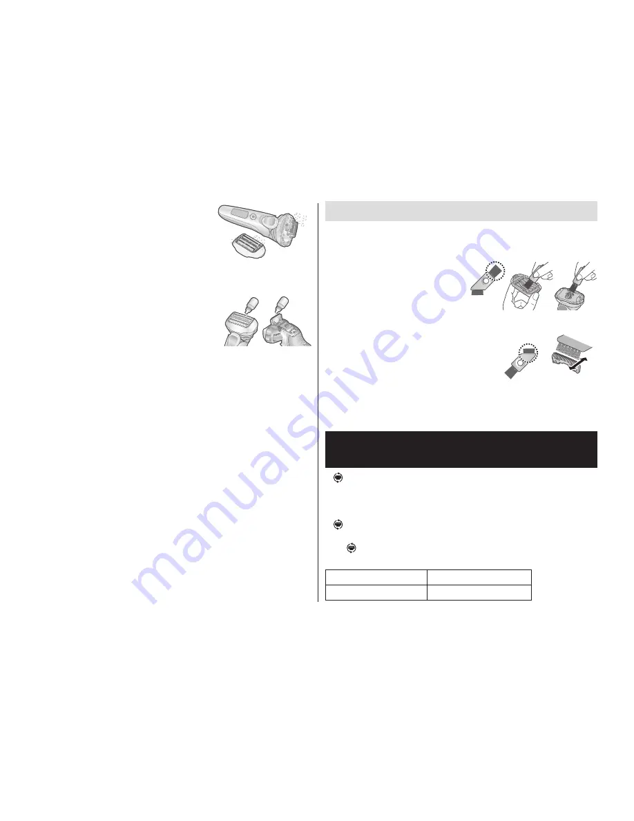 Panasonic ES-LV6N Operating Instructions Manual Download Page 262