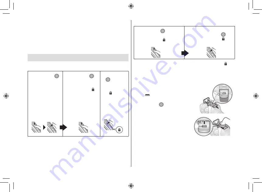 Panasonic ES-LV6U Operating Instructions Manual Download Page 36