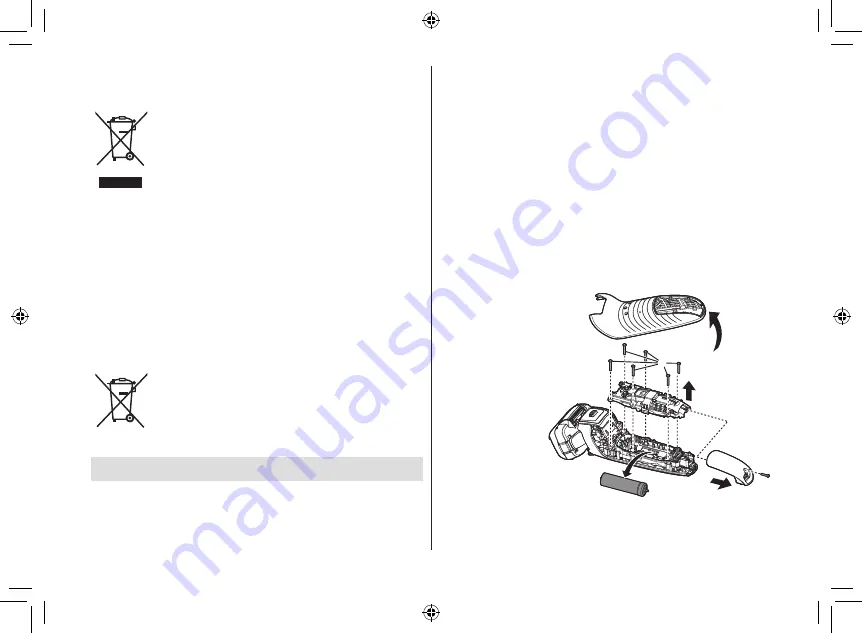 Panasonic ES-LV6U Operating Instructions Manual Download Page 66