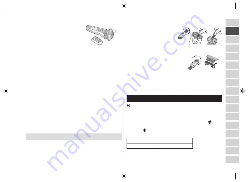 Panasonic ES-LV9Q Operating Instructions Manual Download Page 45