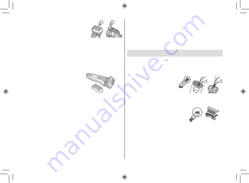 Panasonic ES-LV9Q Operating Instructions Manual Download Page 70