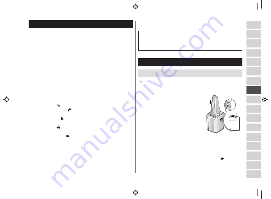 Panasonic ES-LV9Q Operating Instructions Manual Download Page 191