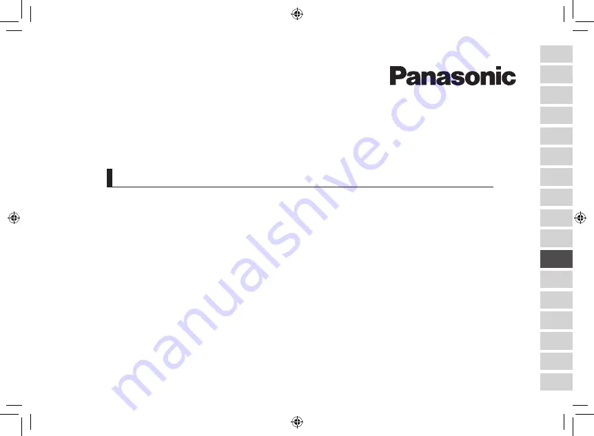 Panasonic ES-LV9Q Скачать руководство пользователя страница 257